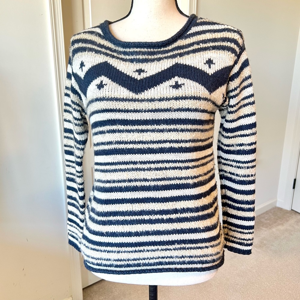 LAUREN RALPH LAUREN Petite Wool Blend Fuzzy Sweater—SZ. PS